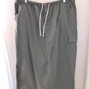 Faded Glory sage maxi skirt